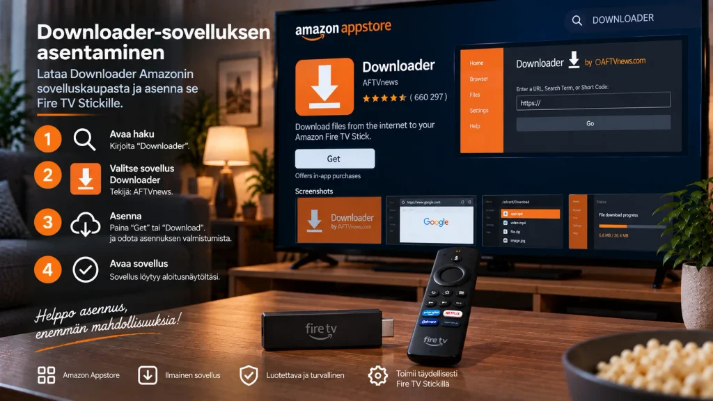 IPTV Fire TV Stick Xtream Codes ja M3U-linkin lisääminen