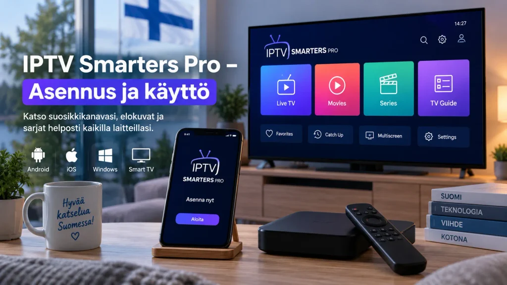 IPTV Smarters Pro asennus Android-laitteella