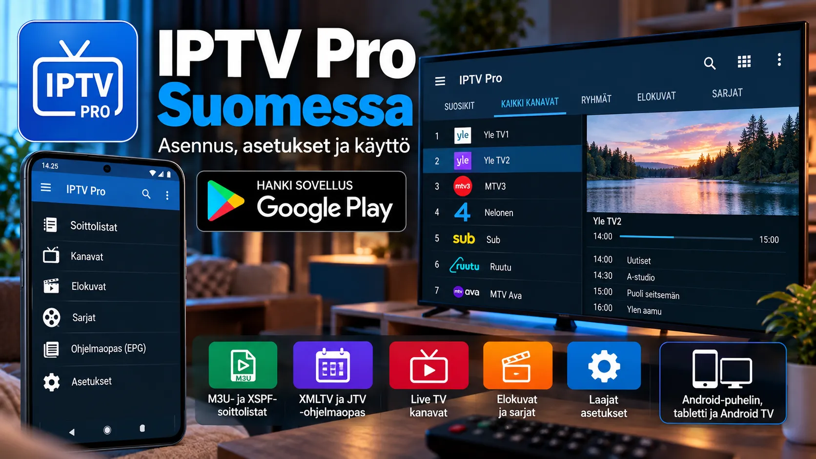 IPTV Pro Suomessa – asennus, asetukset ja käyttö