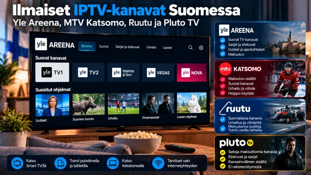 Yle Areena Suomessa – suorat TV-kanavat, ohjelmat, uutiset ja urheilu