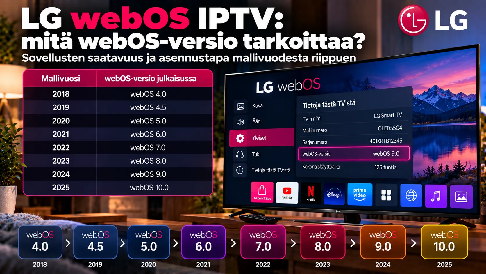IPTV LG Smart TV:llä – webOS-asennusohje